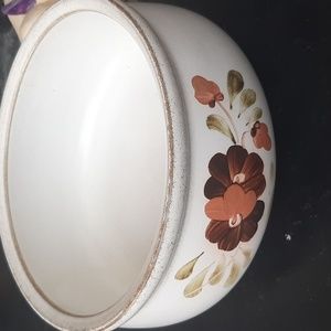 Vintage DENBY stoneware Serenade open serving bowl